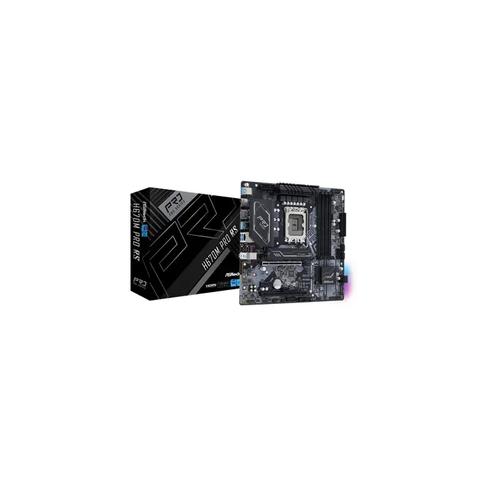 Asrock H670M Pro RS Intel H670 LGA 1700 micro ATX