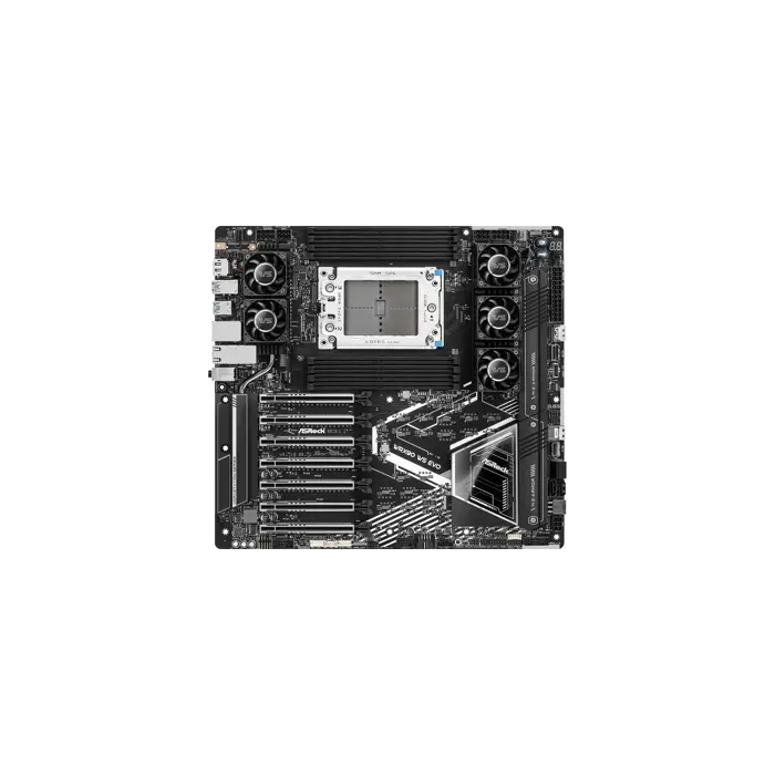 Asrock WRX90 WS EVO motherboard AMD WRX90 Socket sTR5 EEB