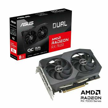 Grafička ASUS Dual Radeon RX 7600 8GB V2 OC Edition GDDR6