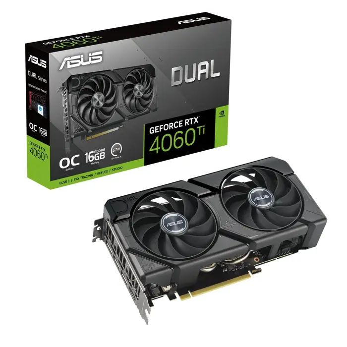 ASUS GeForce RTX 4060 Ti Dual EVO O16G, 16384 MB GDDR6-90YV0JH8-M0NA00