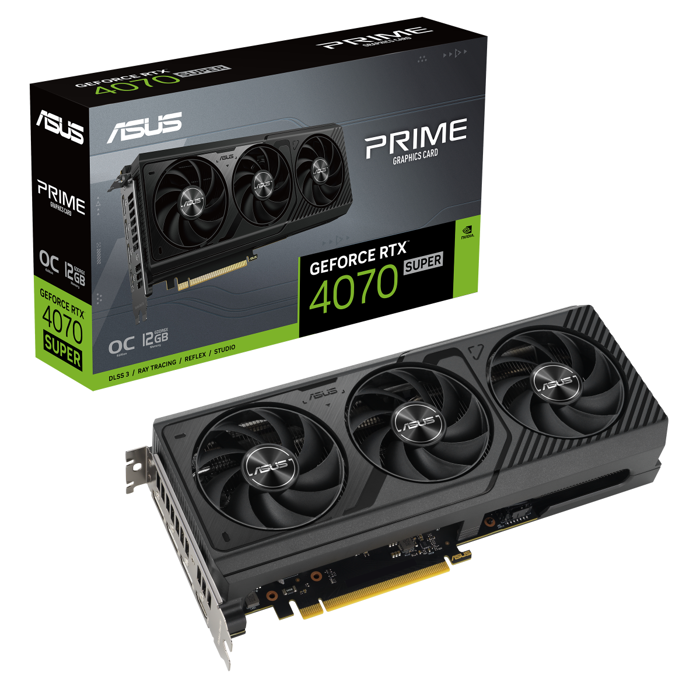 ASUS GeForce RTX 4070 Super Prime O12G, 12288 MB GDDR6X-90YV0KC6-M0NA00