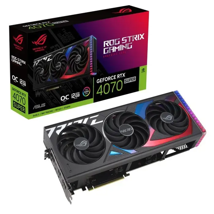 ASUS GeForce RTX 4070 Super ROG Strix O12G, 12288 MB GDDR6X-90YV0KD0-M0NA00