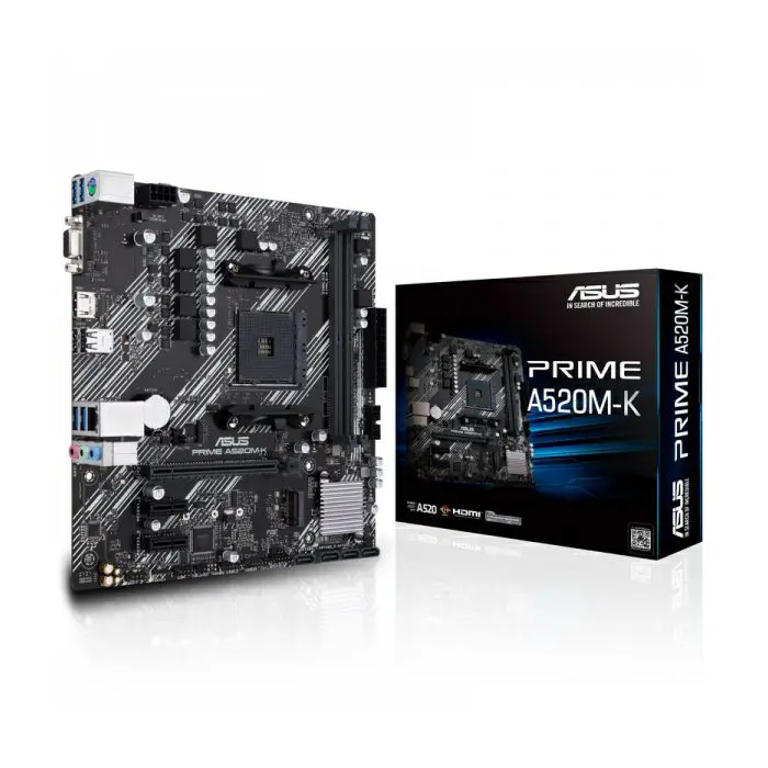 Matična ASUS PRIME A520M-K, 2xDDR4, S.AM4