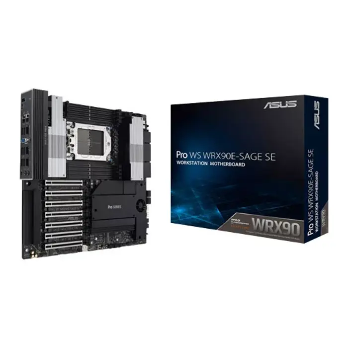 ASUS Pro WS WRX90E-Sage SE, AMD WRX90 Mainboard, Sockel sTR5, DDR5-90MB1FW0-M0EAY0