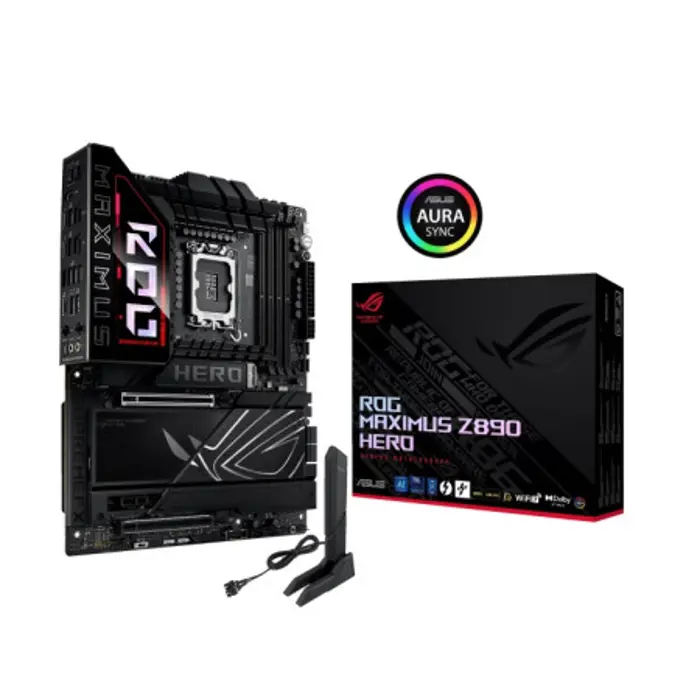 ASUS ROG Maximus Z890 Hero Mainboard, Sockel LGA 1851, Intel Z890, ATX, DDR5-90MB1ID0-M0EAY0