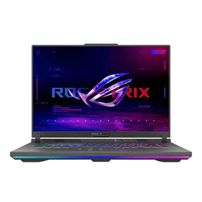 ASUS ROG Strix G16 G614JZR-N4030W i9-14900HX 16.0" 2.5K 240Hz IPS-level 500nits AG 16GB DDR5 5600 SSD1TB GeForce RTX 4080 12GB LAN WLAN+BT Cam720pBacklit Keyboard RGB 90WHrs Win11 Eclipse Gray