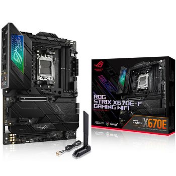 ASUS ROG Strix X670E-F Gaming WiFi, AMD X670E-Mainboard - Socket AM5 90MB1BA0-M0EAY0