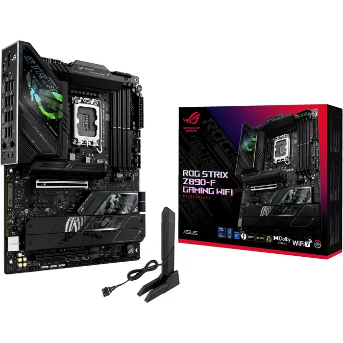 ASUS ROG STRIX Z890-F Gaming Mainboard, Sockel LGA 1851, Intel Z890, ATX, DDR5-90MB1I40-M0EAY0