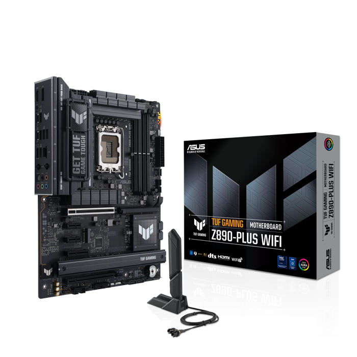 ASUS TUF Gaming Z890-Plus WiFi Mainboard, Sockel LGA 1851, Intel Z890, ATX, DDR5-90MB1IQ0-M0EAY0