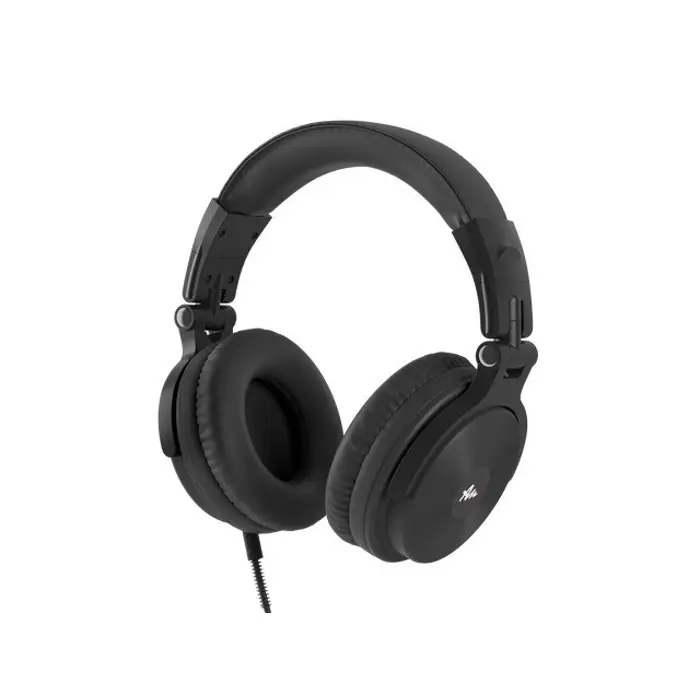 AUDICTUS VOYAGER OVER-EAR HEADPHONES WITH MICROPHONE BLACK