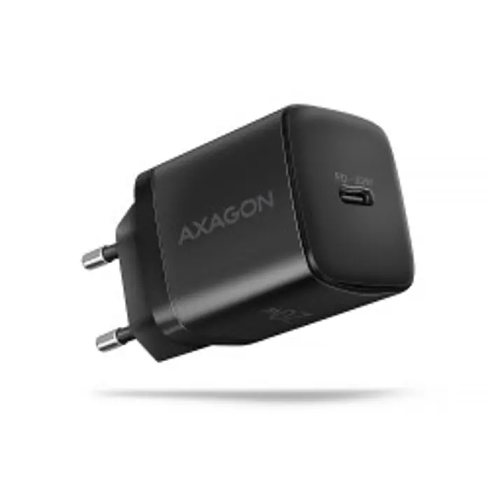 AXAGON ACU-PD20 wall charger 1x QC3.0/AFC/FCP/PD type-C, 20W, black-ACU-PD20