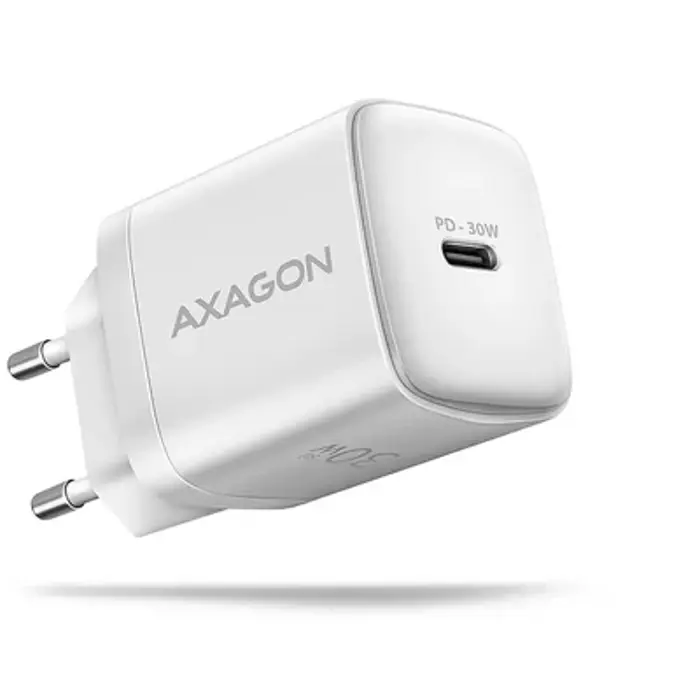 AXAGON ACU-PD30W wall charger 1x QC3.0/AFC/FCP/PD type-C, 30W, white-ACU-PD30W