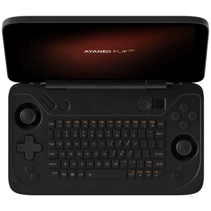 Ayaneo Flip KB Handheld Konsole – AMD Ryzen 7840U, 16 GB LPDDR5X, 512 GB SSD, Shadow Black-FLIP KB(7840U 16/512)SW