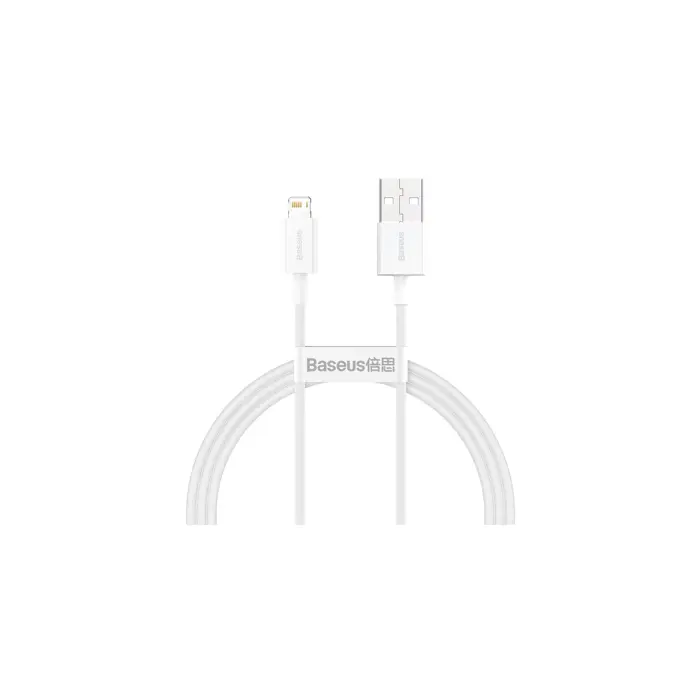 Baseus CALYS-A02 mobile phone cable White 1 m USB A Lightning