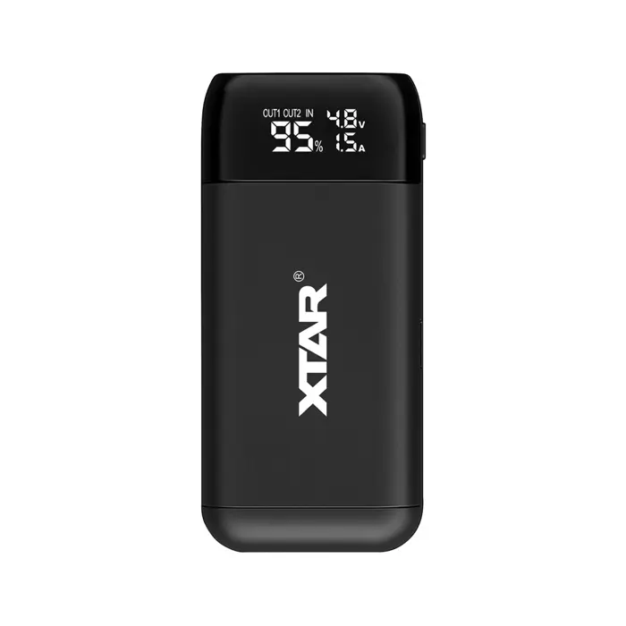 Battery charger / Power bank for 18650 XTAR PB2S batteries