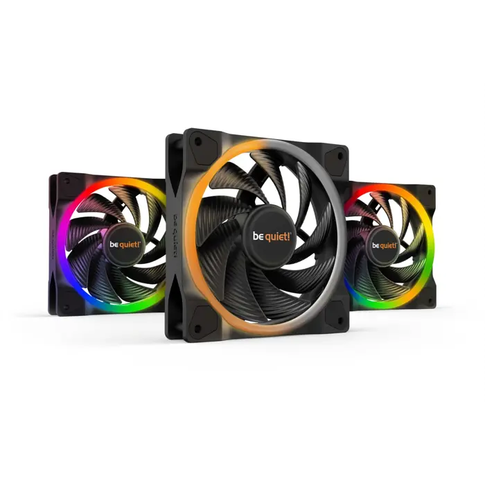 be quiet! LIGHT WINGS LX 120mm PWM 3-Pack Black Computer case Fan 12 cm 3 pc(s)