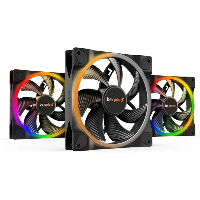 be quiet! LIGHT WINGS LX 140mm PWM 3-Pack Black Computer case Fan 14 cm 3 pc(s)