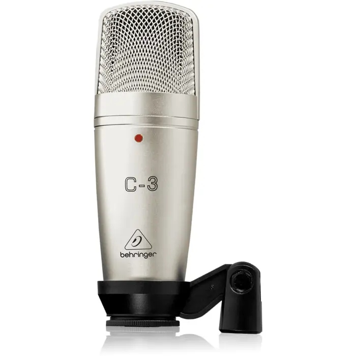 Behringer C-3 microphone Silver Studio microphone