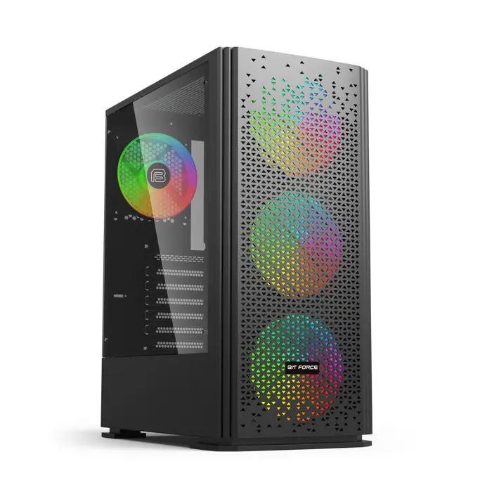 BIT FORCE računalo GAMER PC R74060, Ryzen 7 5700XD3, 32GB DDR4, 1TB SSD, RTX 4060, WiFi, W11P