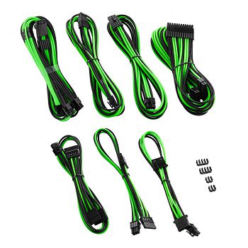 CableMod C-Series Pro ModMesh 12VHPWR Cable Kit for Corsair RM, RMi, RMx (Black Label) - black/light CM-PCSR-16P3KIT-NKKLG-R