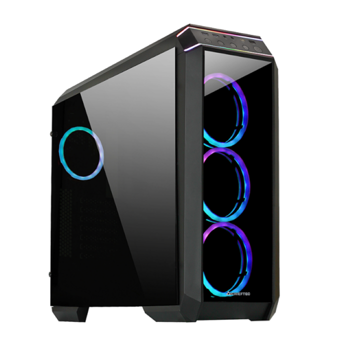 Chieftec STALLION II USB3.2 Type C ATX A-RGB case, black