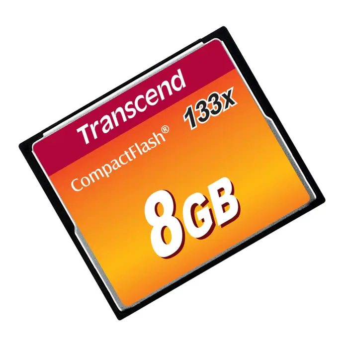 COMPACT 8GB 133X FLASH MEMORY TS8GCF133 TRANSCEND