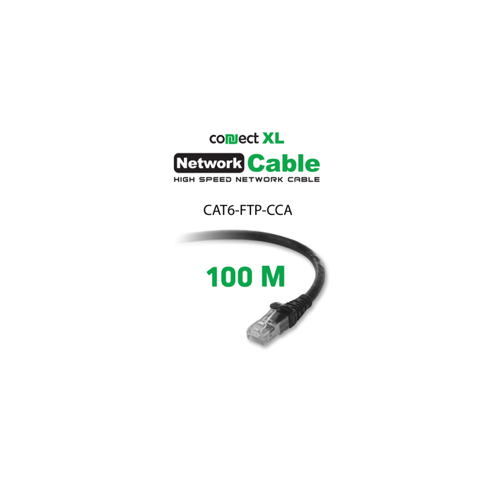 Connect XL Mrežni FTP kabl, CAT6, CCA, 100 met. - Cat6e FTP CCA (dark gray)