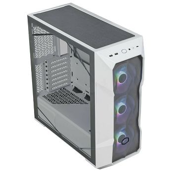 Cooler Master TD500V2 Mesh, Midi-Tower, ARGB, Kaljeno staklo - bijelo TD500V2-WGNN-S00