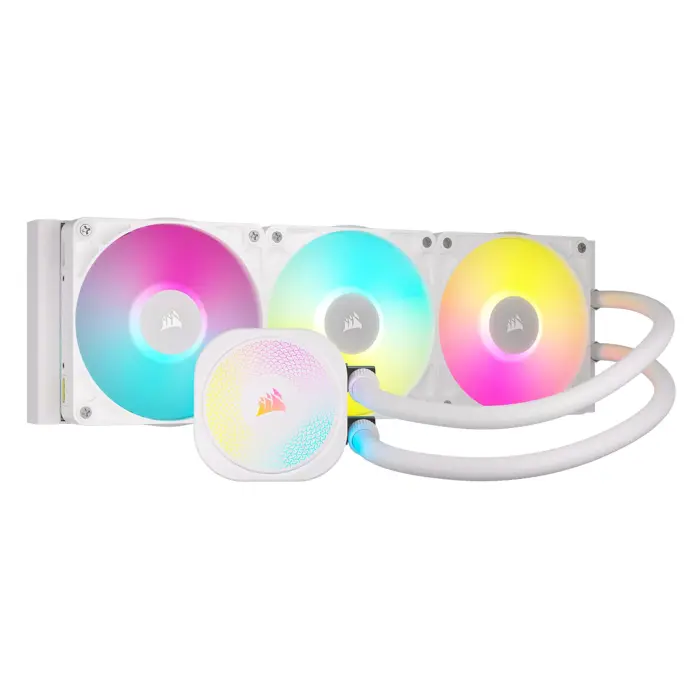 Corsair iCUE LINK TITAN RX RGB Processor All-in-one liquid cooler 12 cm White 1 pc(s)