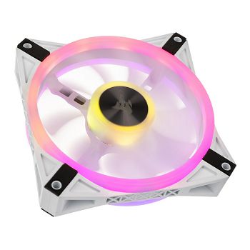 Corsair iCUE QL120 RGB PWM ventilator - 120mm, bijeli CO-9050103-WW