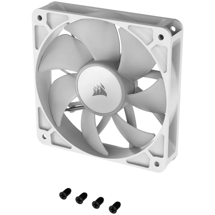 CORSAIR LĂĽfter 120*120*25 RS120 WHITE PWM Single Pack