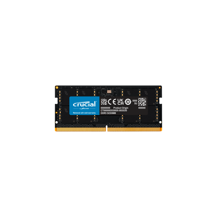 Crucial 48GB DDR5-5600 SODIMM CL46 (16Gbit), EAN: 649528929969