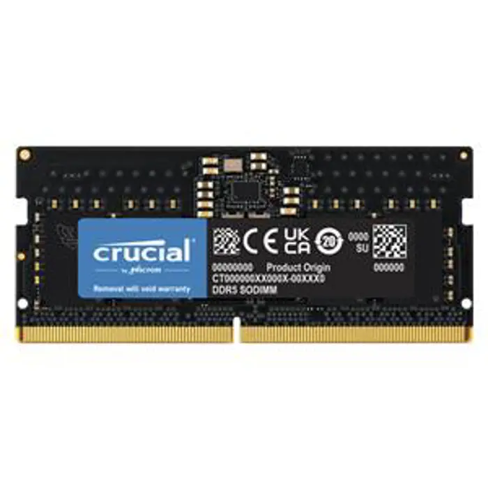 Crucial 8GB DDR5-5200 SODIMM CL42 (16Gbit), EAN: 649528937995