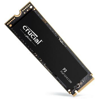 Crucial P3 NVMe SSD, PCIe 3.0 M.2 Typ 2280 - 500 GB CT500P3SSD8