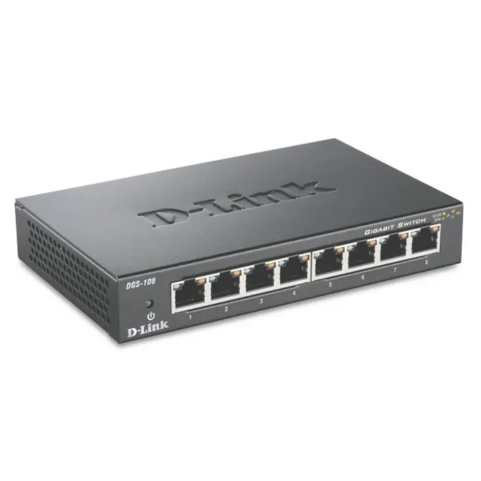 D-Link DGS-108 Black