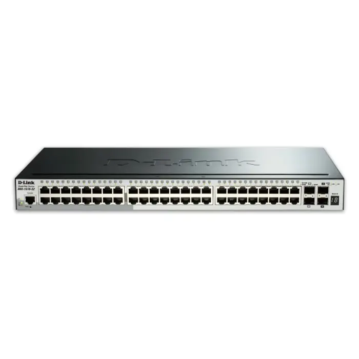 D-Link DGS-1510-52X/E network switch Managed L3 Gigabit Ethernet (10/100/1000) 1U Black