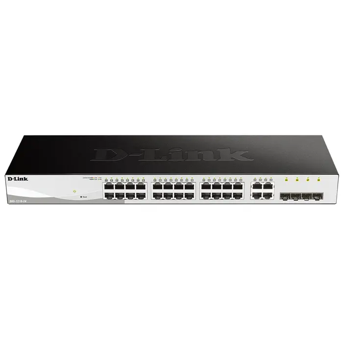 D-Link | Smart Managed Gigabit Switches | DGS-1210-24 | Managed L2 | Desktop/Rackmountable | 10/100 Mbps (RJ-45) ports quantity | 1 Gbps (RJ-45) ports quantity 24 | SFP ports quantity | PoE ports quan