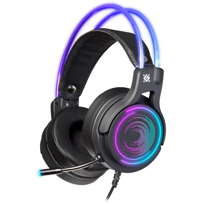 Defender COSMO PRO 7.1 VIRTUAL SOUND Backlit Gaming USB RGB + GAMING Headphones with Microphone