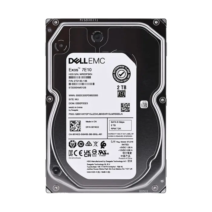 DELL 400-AUST internal hard drive 3.5" 2 TB Serial ATA III