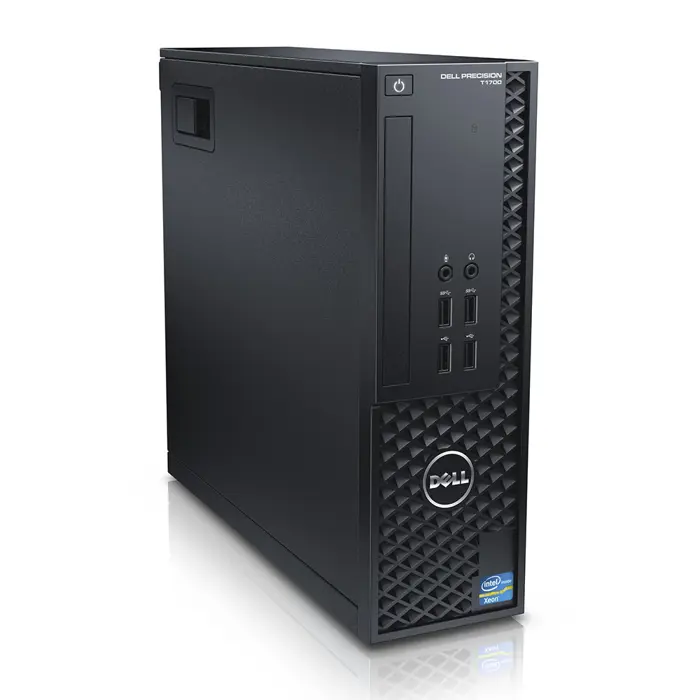 Dell Precision T1700 SFF; Xeon E3-1241 v3 3.5GHz/16GB RAM/256GB SSD + 1TB HDD;DVD-RW/Quadro NVS 510 2GB/Win 10 Pro 64-bit