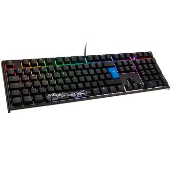 Ducky ONE 2 Backlit PBT Gaming Tipkovnica, MX-Nature-White, RGB LED - crna DKON1808ST-WDEPDAZT1