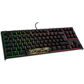 Ducky ONE 2 TKL PBT Gaming Tipkovnica, MX-Silent-Red, RGB LED - crna DKON1787ST-SDEPDAZT1