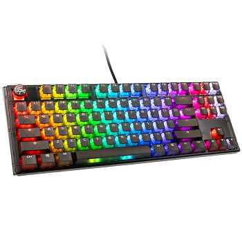 Ducky One 3 Aura Black TKL Gaming Keyboard, RGB LED - MX-Brown (US) DKON2187ST-BUSPDABAAAC1