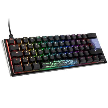 Ducky One 3 Classic Black/White Mini Gaming Tipkovnica, RGB LED - MX-Clear DKON2161ST-WDEPDCLAWSC1