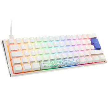 Ducky One 3 Classic Pure White Mini Gaming Tipkovnica, RGB LED - MX-Red DKON2161ST-RDEPDPWWWSC1