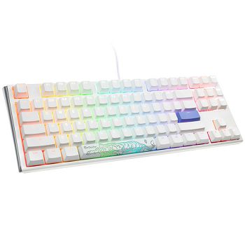 Ducky One 3 Classic Pure White TKL Gaming Tipkovnica, RGB LED - MX-Brown (US) DKON2187ST-BUSPDPWWWSC1