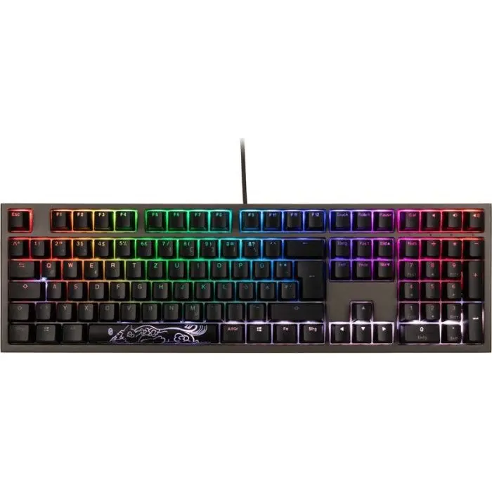 Ducky Shine 7 keyboard Gaming USB German Black, Grey