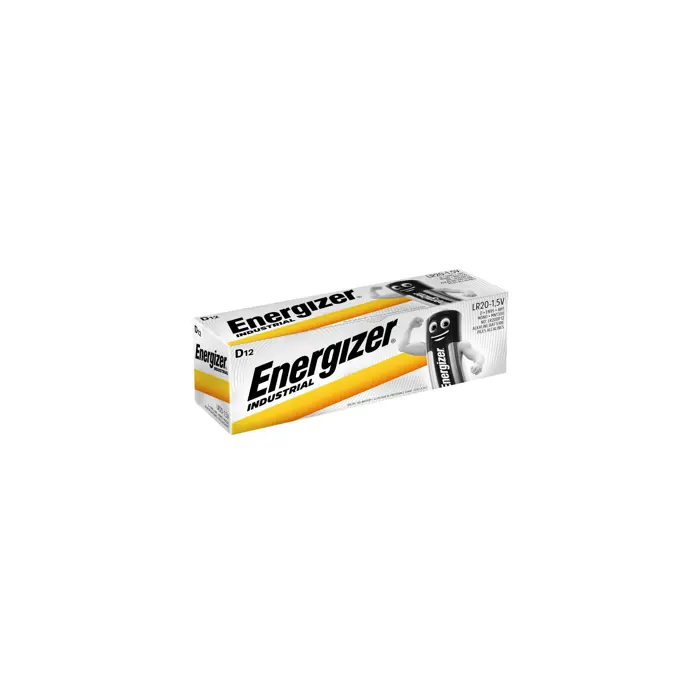 ENERGIZER BATTERIES  INDUSTRIAL PRO D LR20 1.5V 12 PCS