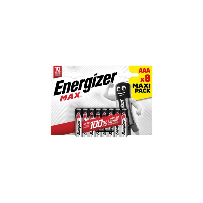 ENERGIZER BATTERIES MAX AAA LR03 /8 ECO