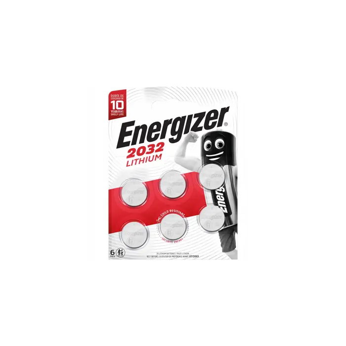 ENERGIZER BATTERIES SPECIAL CR2032 6 PIECES NEW